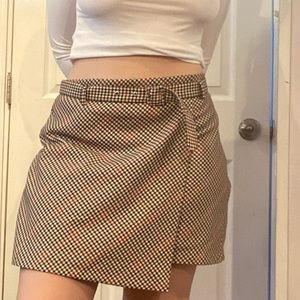 Houndstooth skirt